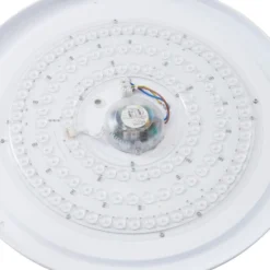 Plafón LED Lindby Smart Innes Madera Ø51cm RGB CCT Tuya