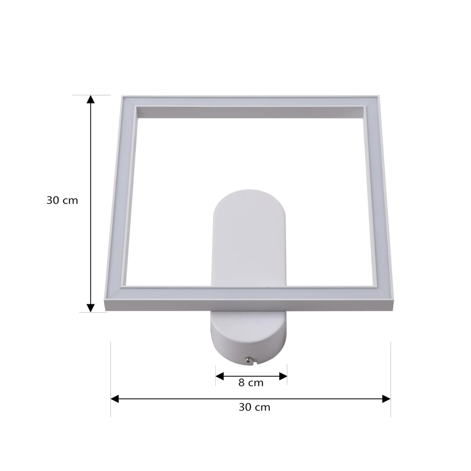 Plafón LED Lindby Yulla, blanco