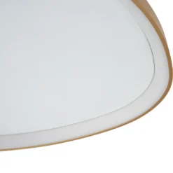 Plafón LED Lucande Asken, 61 cm, dorada, CCT, atenuable