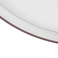 Plafón LED Lucande Asken, 61 cm, marrón, CCT, atenuable