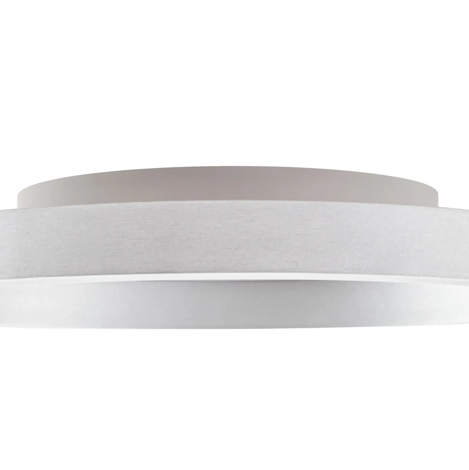 Plafón LED Lucande Rotundo, Ø 40 cm, aluminio, atenuable