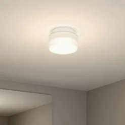 plafón LED Maro de Paulmann, blanca, Ø 16 cm, IP44
