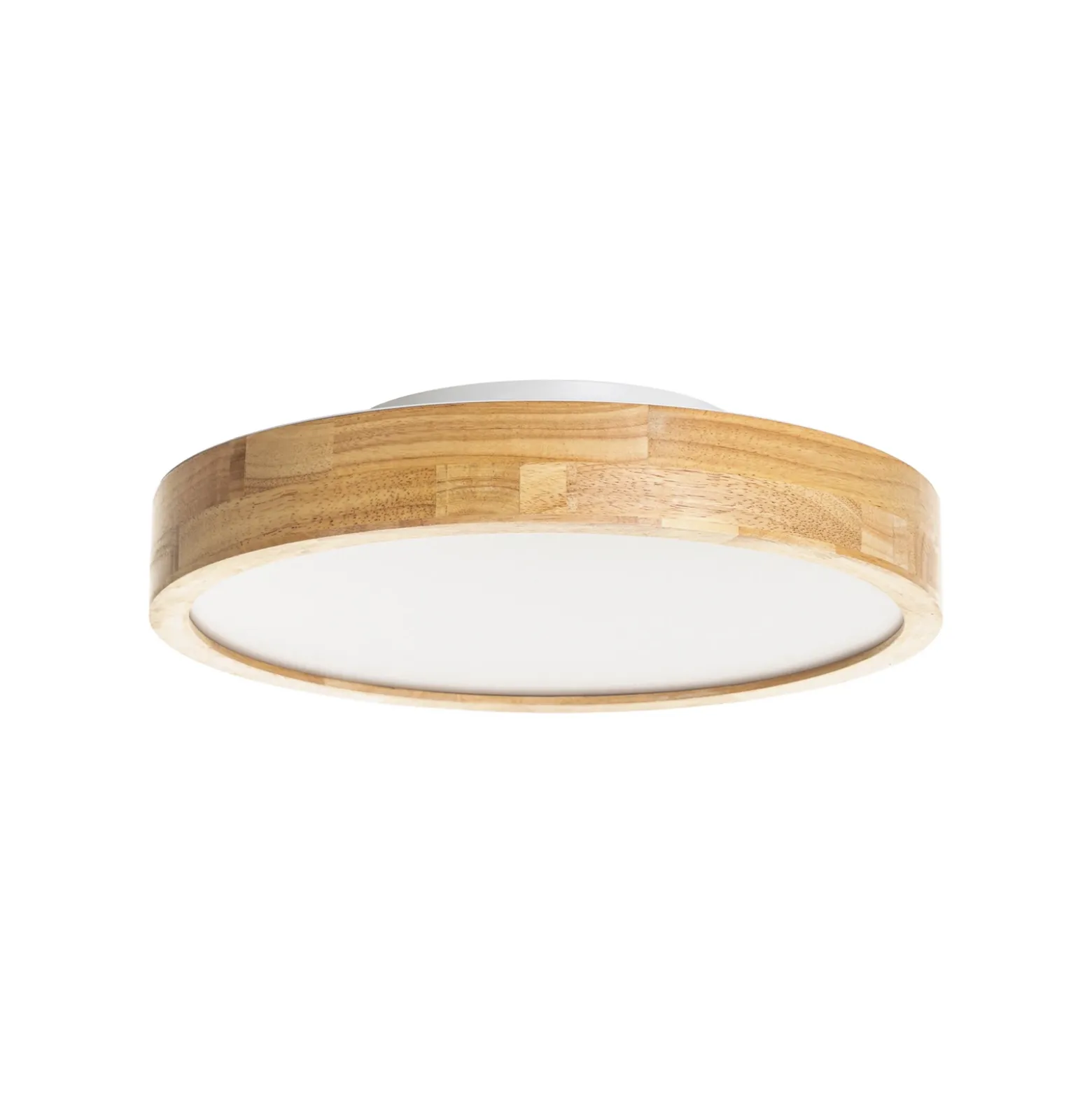 Plafón LED Milada de Lindby, roble, CCT, control remoto