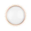 Plafón LED Monte, CCT, Ø 60 cm, madera clara
