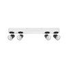 Plafón LED NEPTUNE de OSRAM, CLICK-SELECT, 4 focos, blanco
