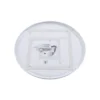 Plafón LED Orbi de Lindby, 48 cm, azul/blanco, plástico