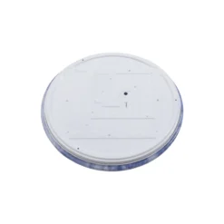 Plafón LED Orbi de Lindby, 48 cm, azul/blanco, plástico