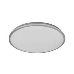 Plafón LED ORBIS DUBLIN de OSRAM, Ø 49 cm, metal plateado