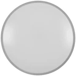 Plafón LED ORBIS DUBLIN de OSRAM, Ø 39 cm, metal plateado