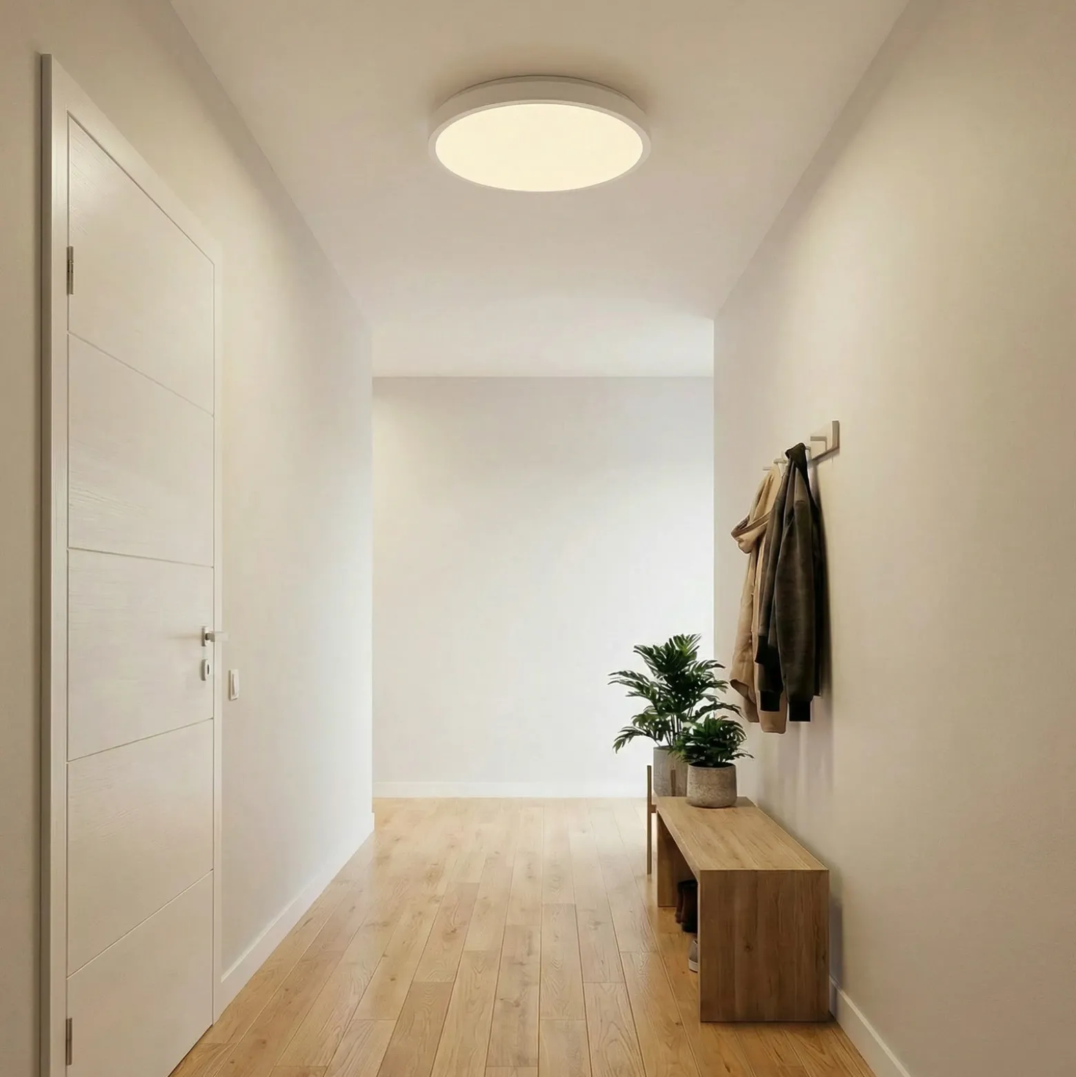 Plafón LED ORBIS LONDON de OSRAM, blanca, Ø 48 cm, metal