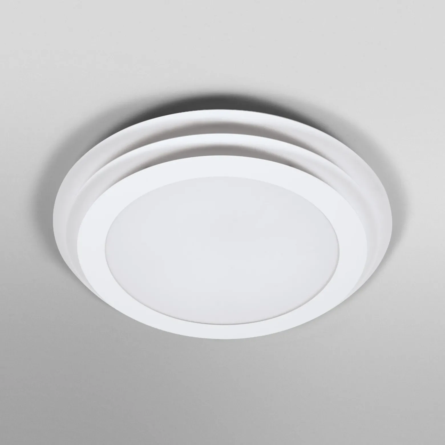 Plafón LED ORBIS SPIRAL LAYER de OSRAM, blanca, Ø 50 cm