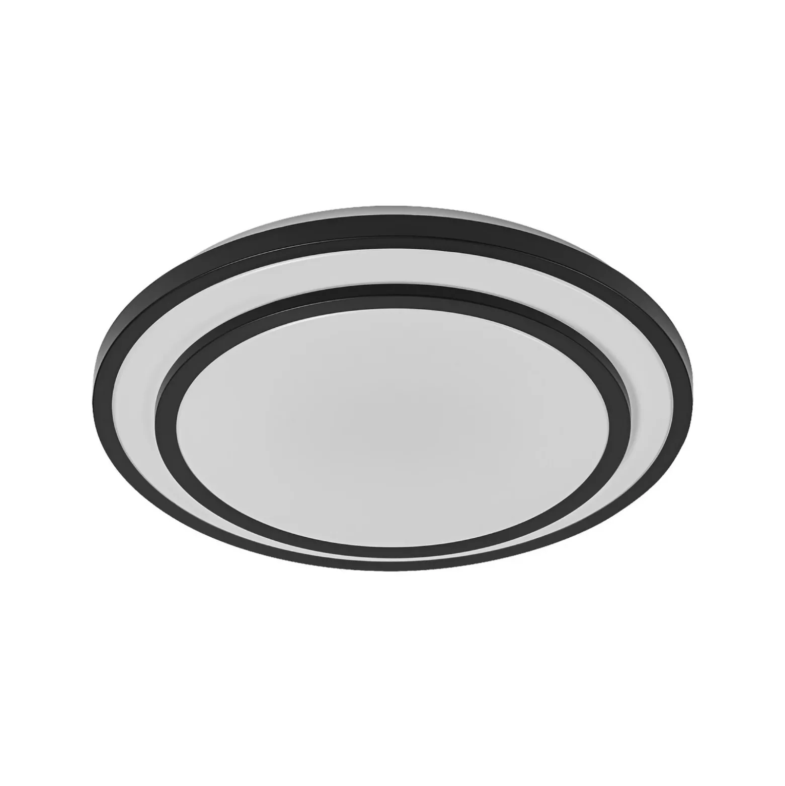 Plafón LED OSRAM ORBIS BERLIN, negro, Ø 39 cm, metal