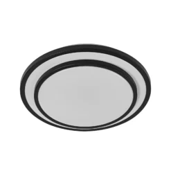 Plafón LED OSRAM ORBIS BERLIN, negro, Ø 30 cm, metal