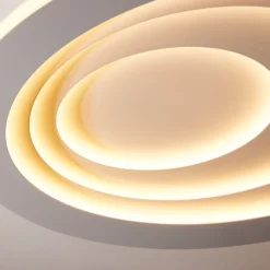 Plafón LED OSRAM ORBIS SPIRAL OVAL, Ø 36 cm, blanca, 27 W