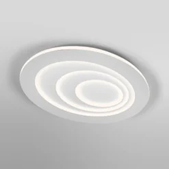 Plafón LED OSRAM ORBIS SPIRAL OVAL, Ø 72 cm, blanca, 63 W