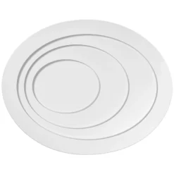 Plafón LED OSRAM ORBIS SPIRAL OVAL, Ø 49 cm, blanca, 37 W