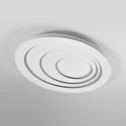 Plafón LED OSRAM ORBIS SPIRAL OVAL, Ø 49 cm, blanca, 37 W