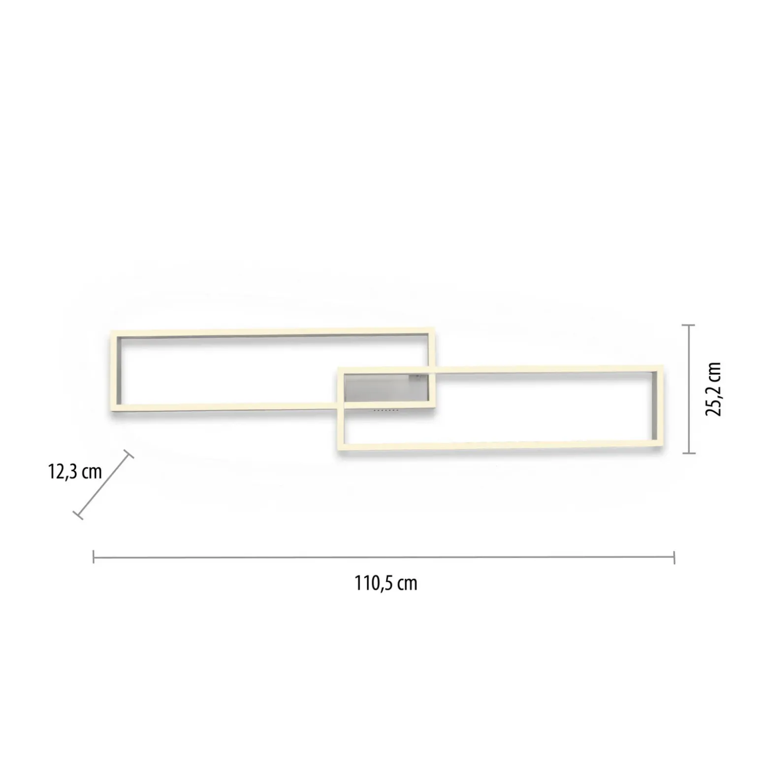 Plafón LED Paan, atenuable, CCT, memory