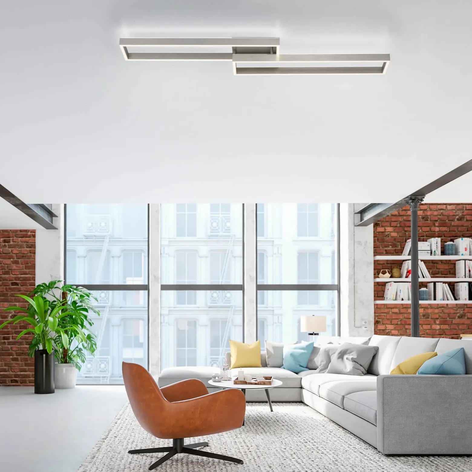 Plafón LED Paan, atenuable, CCT, memory