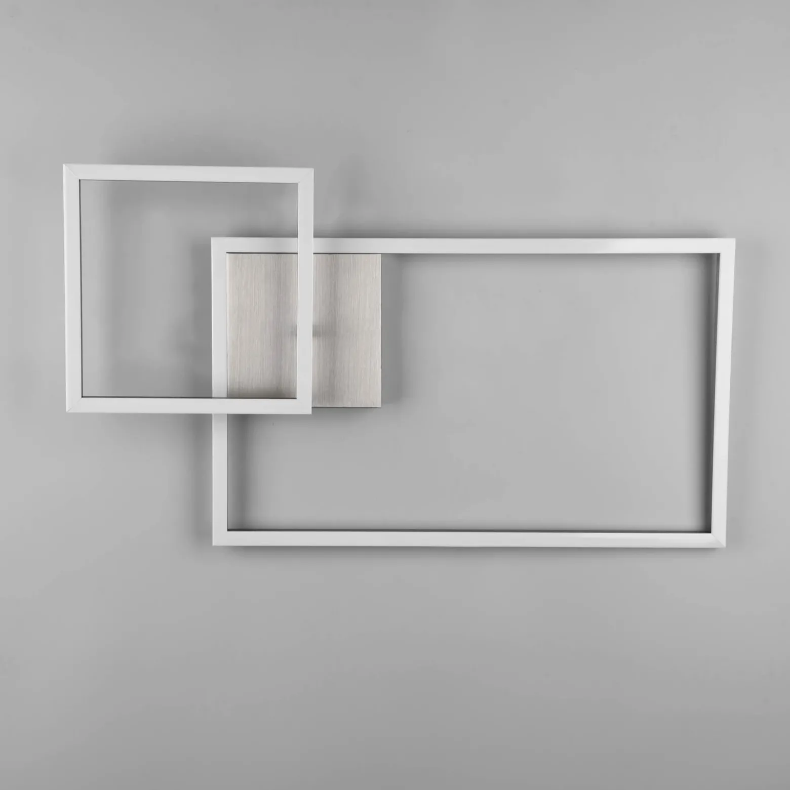 Plafón LED Padella giratorio 4.000K níquel