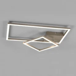 Plafón LED Padella giratorio 4.000K níquel