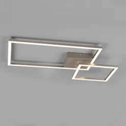 Plafón LED Padella giratorio 4.000K níquel