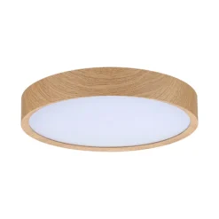 Plafón LED Paulmann Tega IP44 CCT madera