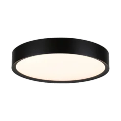 Plafón LED Paulmann Tega IP44 CCT negro