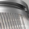 Plafón LED Paulson IP44 cromo Ø 38,1 cm