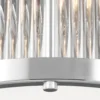 Plafón LED Paulson IP44 cromo Ø 27,9 cm