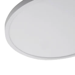 Plafón LED Pravin de Lindby, Ø 40 cm, CCT, blanco