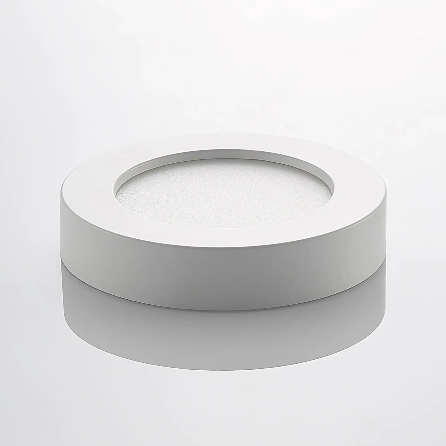 Plafón LED PRIOS Edwina, blanco, 18 cm, CCT, IP44