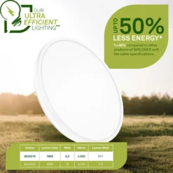 Plafón LED Pulap A, blanco, Ø 33 cm, plástico