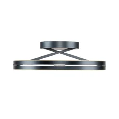Plafón LED PURE Loop, gris místico, Ø 60 cm, CCT