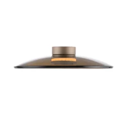 Plafón LED PURE Moon, bronce, Ø 50 cm, cristal/aluminio