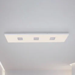 Plafón LED PURE Neo, 120 cm, aluminio, CCT, control remoto