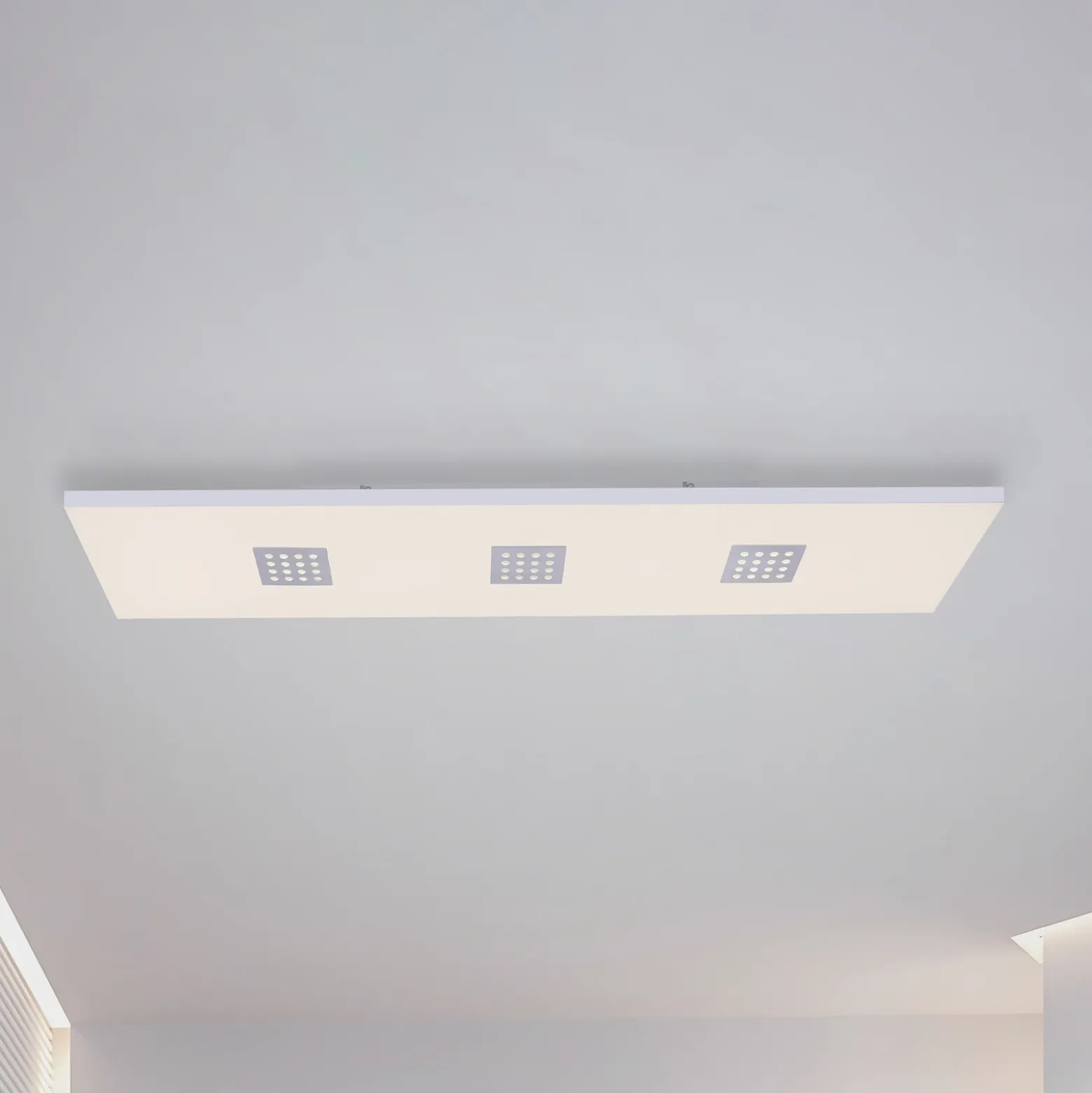 Plafón LED PURE Neo, 120 cm, aluminio, CCT, control remoto