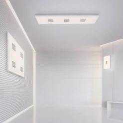 Plafón LED PURE Neo, 120 cm, aluminio, CCT, control remoto