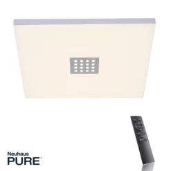 Plafón LED PURE Neo, 45 cm, aluminio, CCT, control remoto