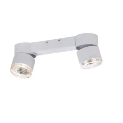 Plafón LED PURE Nola, con 2 luces, blanco