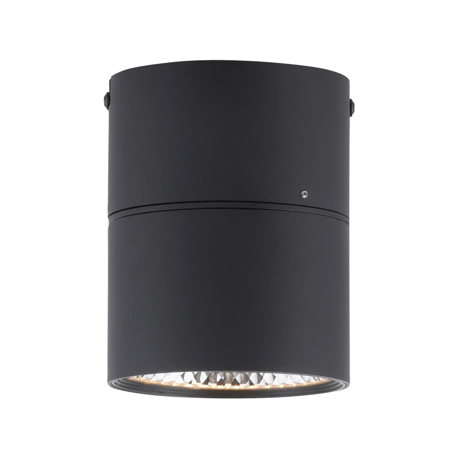 Plafón LED PURE Nola, de 1 luz, negro