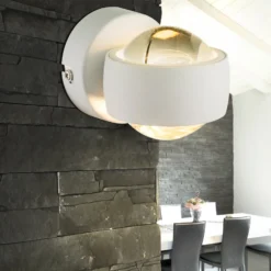 Plafón LED Randi en blanco