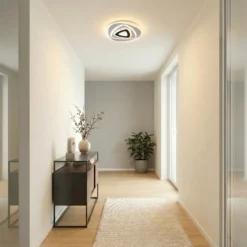 Plafón LED Rebeka de Lindby, Ø 70 cm, CCT, control remoto