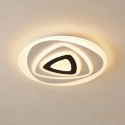 Plafón LED Rebeka de Lindby, Ø 70 cm, CCT, control remoto