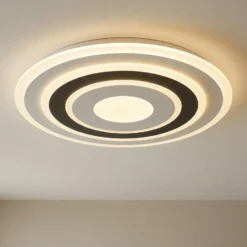 Plafón LED Rebeka de Lindby, redondo, Ø 70 cm, CCT, atenuable