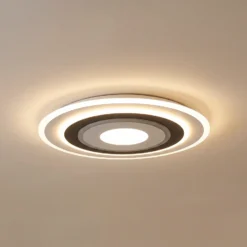 Plafón LED Rebeka de Lindby, redondo, Ø 70 cm, CCT, atenuable