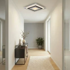 Plafón LED Rebeka de Lindby, 50 x 50 cm, CCT, atenuable