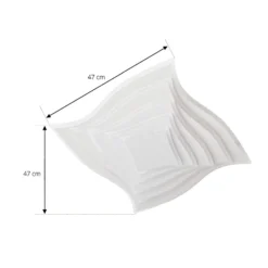 Plafón LED Rebeka de Lindby, 47 x 47 cm, CCT, control remoto