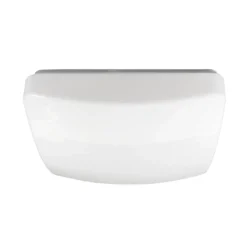 Plafón LED Reva 30 Square, blanco, plástico, acero