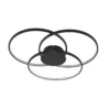 Plafón LED Riley de Lindby, negro, 3000 K, atenuable